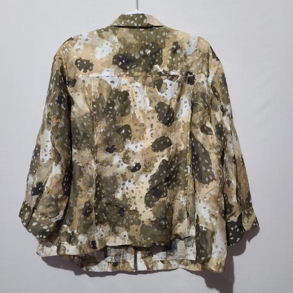 Ruby Rd Favorites Lightweight Zip Up Jacket Size 20 - Picture 4 of 10